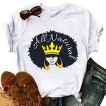 Camiseta Menina Rainha Negra Minha Coroa
