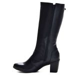 Bota Feminina Cano Alto Dorf Couro Preto