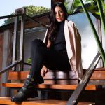 Bota Coturno Casual Feminina Dorf Couro Verde Militar