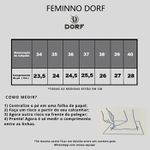 Bota Feminina Cano Alto Dorf Couro Preto