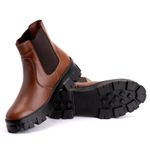 Bota Coturno Feminina Couro Legitimo Mouro - REF: 10 