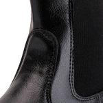 Bota Coturno Feminina Couro Legitimo Preto - REF: 10