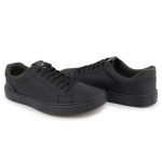 Sapatênis Casual Masculino Couro Sintetico All Black- REF: 1001 