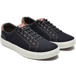 Sapatênis Casual Masculino Lona Preto- REF: 1001 