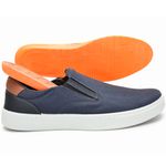 Sapatênis Casual Masculino Slip-On Lona Marrinho- REF: 1003