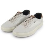 Sapatênis Casual Masculino Couro Sintetico Cinza- REF: 1005 