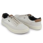 Sapatênis Casual Masculino Couro Sintetico Cinza- REF: 1005 