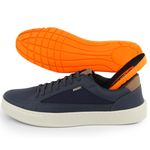 Sapatênis Casual Masculino Couro Sintetico Marrinho- REF: 1005 