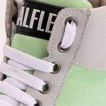 Tênis Sneaker Couro Sintético Verde