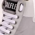 Tênis Sneaker Couro Sintético Cinza