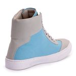 Tênis Sneaker Couro Sintético Azul