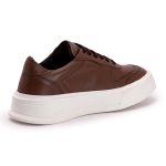 Sapatênis Casual Masculino Couro Legitimo Caramelo- REF: 60220 