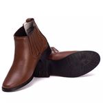 Botina Feminina Couro Legitimo Mouro - REF: 6101