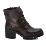 Bota Coturno Feminino Couro Legitimo Café - REF: 6738