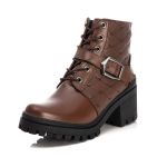 Bota Coturno Feminino Couro Legitimo Mouro - REF: 6742 