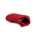 Tenis Sneaker Bawmi Cano Alto Feminino Vermelho