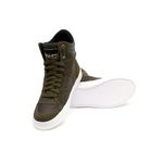Tenis Sneaker Bawmi Cano Alto Feminino Verde Militar