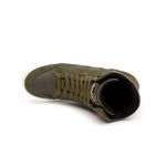 Tenis Sneaker Bawmi Cano Alto Feminino Verde Militar