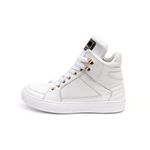 Tenis Sneaker Bawmi Cano Alto Feminino Branco