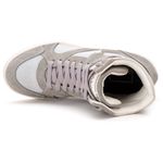 Tenis Sneaker Bawmi Cano Alto Feminino Off White