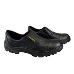 Sapato de Segurança Unissex T-Box 01 Preta em Couro, com Elástico Lateral – CA 45.651