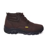 Bota de Segurança Masculina Adventure Thor Café, Cano Médio com – CA 45.651