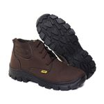 Bota de Segurança Masculina Adventure Thor Café, Cano Médio com – CA 45.651