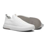 Sapato Masculino Sneaker essence Knit Branco