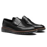 Sapato Masculino mocassim casual essence preto