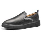 Sapato Masculino Yacht Liso Crackle Preto