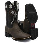 Bota Texana Country Bordado Estar Cano longo