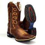 Bota Texana Cano Longo Country Arame Caracol 