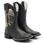 Bota Texana Masculino Bordado Indio