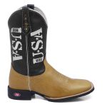 Bota Texana Masculina Country USA Cano Preto