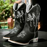 Bota Texana Masculina Vernon Sola Branca