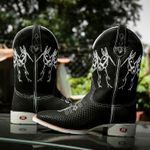 Bota Texana Masculina Vernon Sola Branca