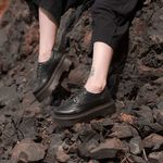 Sapato Oxford Estilo Veggie Greta Preto 