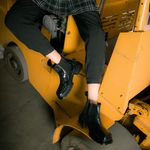 Bota Chelsea Cano Baixo Toledo Veniz Preto