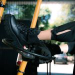 Coturno Tratorado Hera Estilo Veggie Shoes Preto All Black