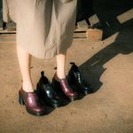 Sapato Plataforma Constança Estilo Veggie Verniz Preto