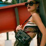 Bolsa Vegan Beggie Baguette Preta