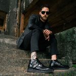 New Creeper Bico Fino Cagliari Estilo Veggie Verniz Preto