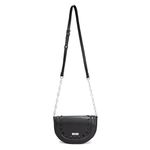 Bolsa Transversal Crossbody Meia Lua Preto