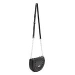 Bolsa Transversal Crossbody Meia Lua Preto
