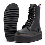 Coturno Plataforma Brienne Preto