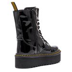 Coturno Plataforma Brienne Verniz Preto