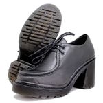 Sapato Plataforma Jasmin Estilo Veggie Preto