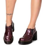 Sapato Plataforma Constança Estilo Veggie Verniz Malbec Vinho