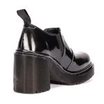 Sapato Plataforma Constança Estilo Veggie Verniz Preto