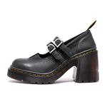 Sapato Inglês Estilo Veggie Boneca Jane Jane Preto